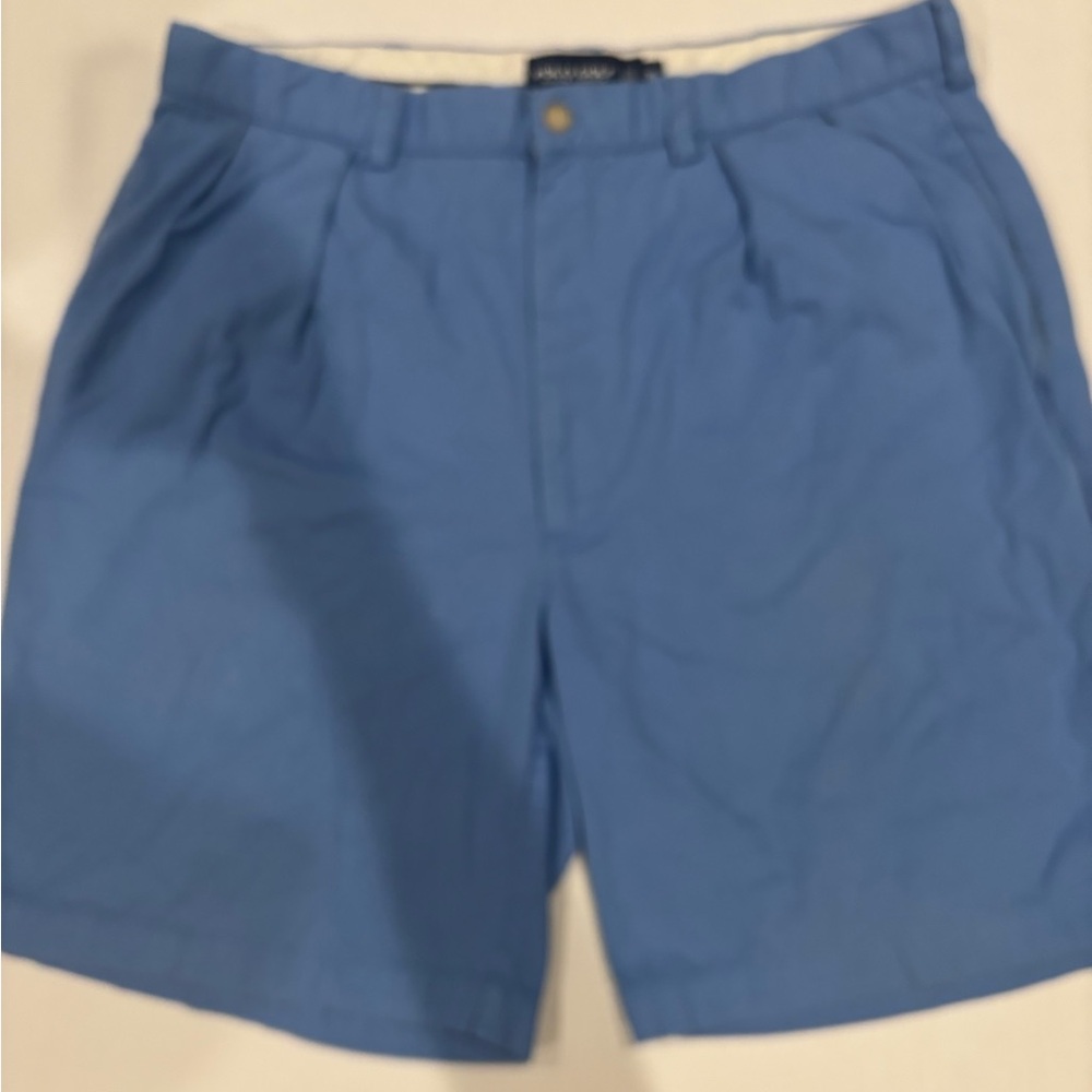 Polo Golf Ralph Lauren Classic Golf Short Mens 36 Blue Pleated Casual Athleisure